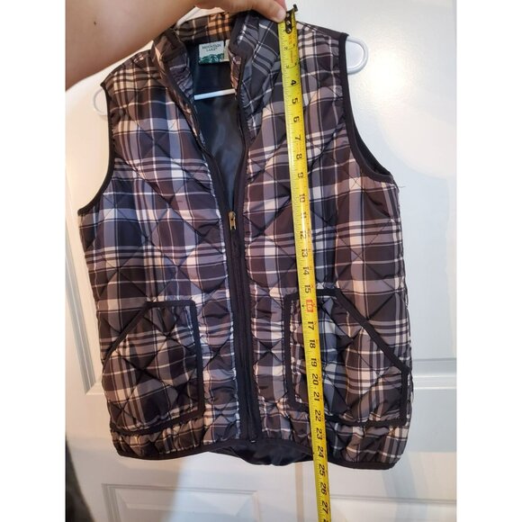 Mountain Lake women's vest Size Large 100% Polyester zipper closure black/white - Picture 4 of 7
